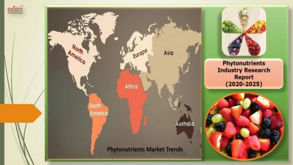 Phytonutrients Market: Analysis, Growth and Forecast 2025