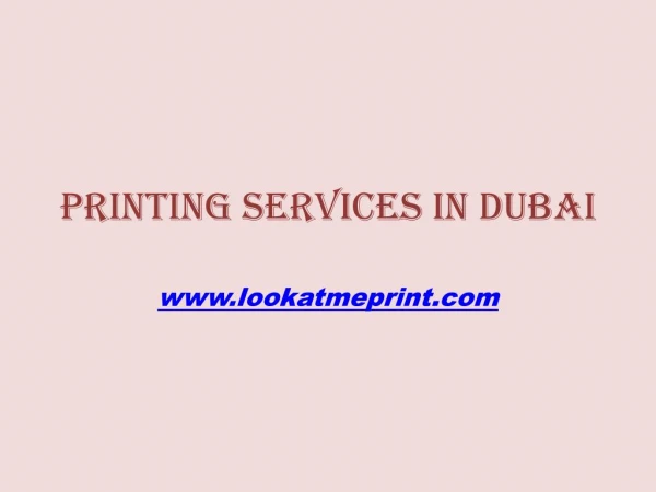 printing services in dubai
