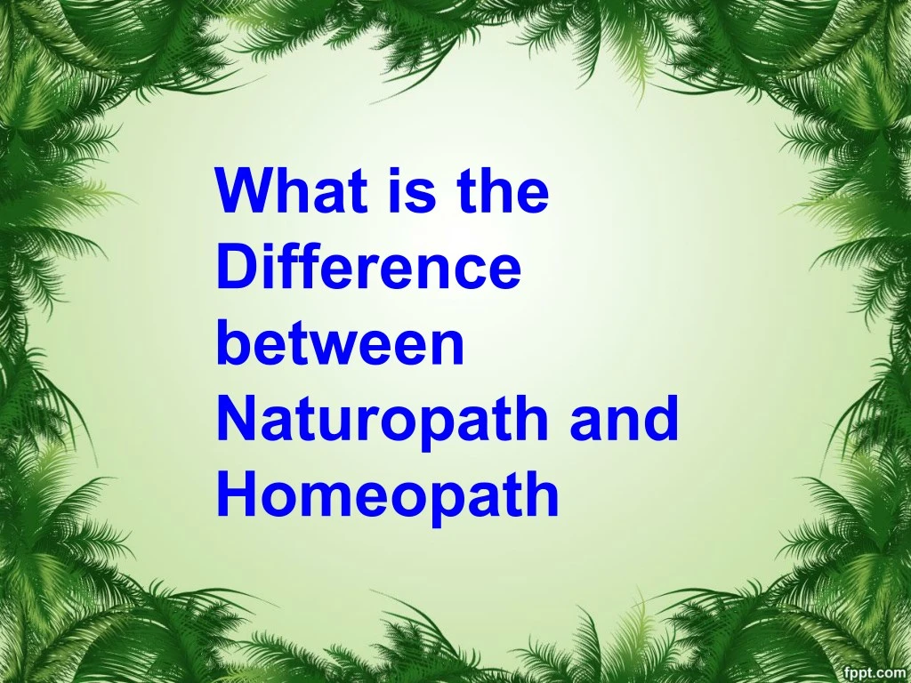 what is the difference between naturopath