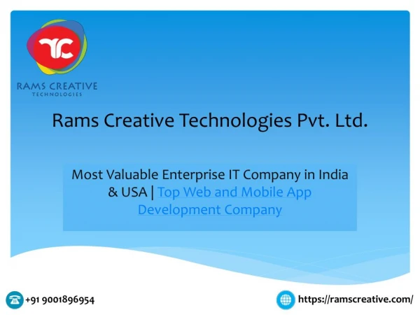 Most Valuable Enterprise IT Company in India & USA