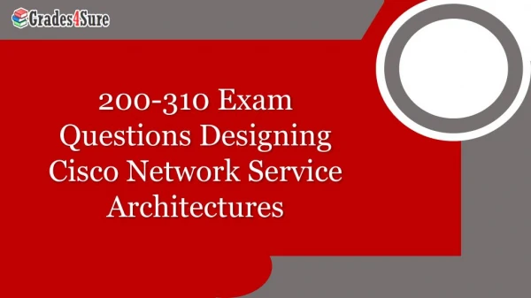 Pass your Cisco 200-310 Exam Questions With 200-310 Exam Dumps