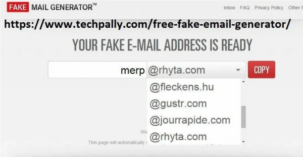 https://www.techpally.com/free-fake-email-generator/