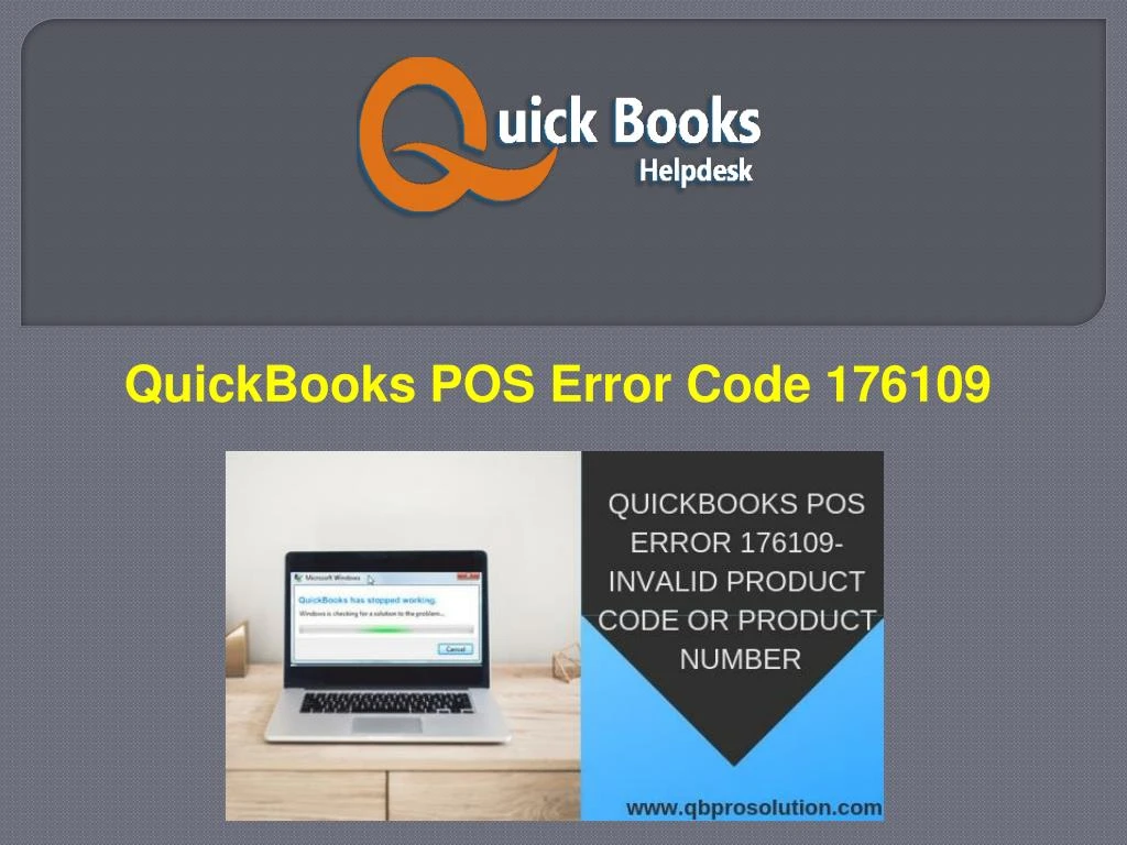 quickbooks pos error code 176109
