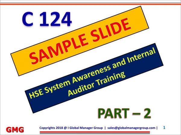 ISO 14001, ISO 45001 auditor training ppt