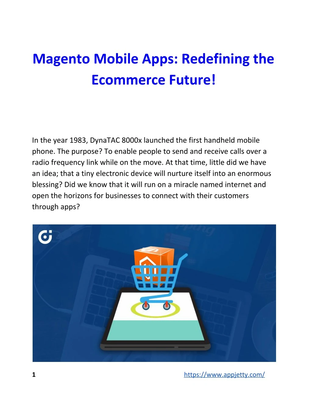 magento mobile apps redefining the ecommerce