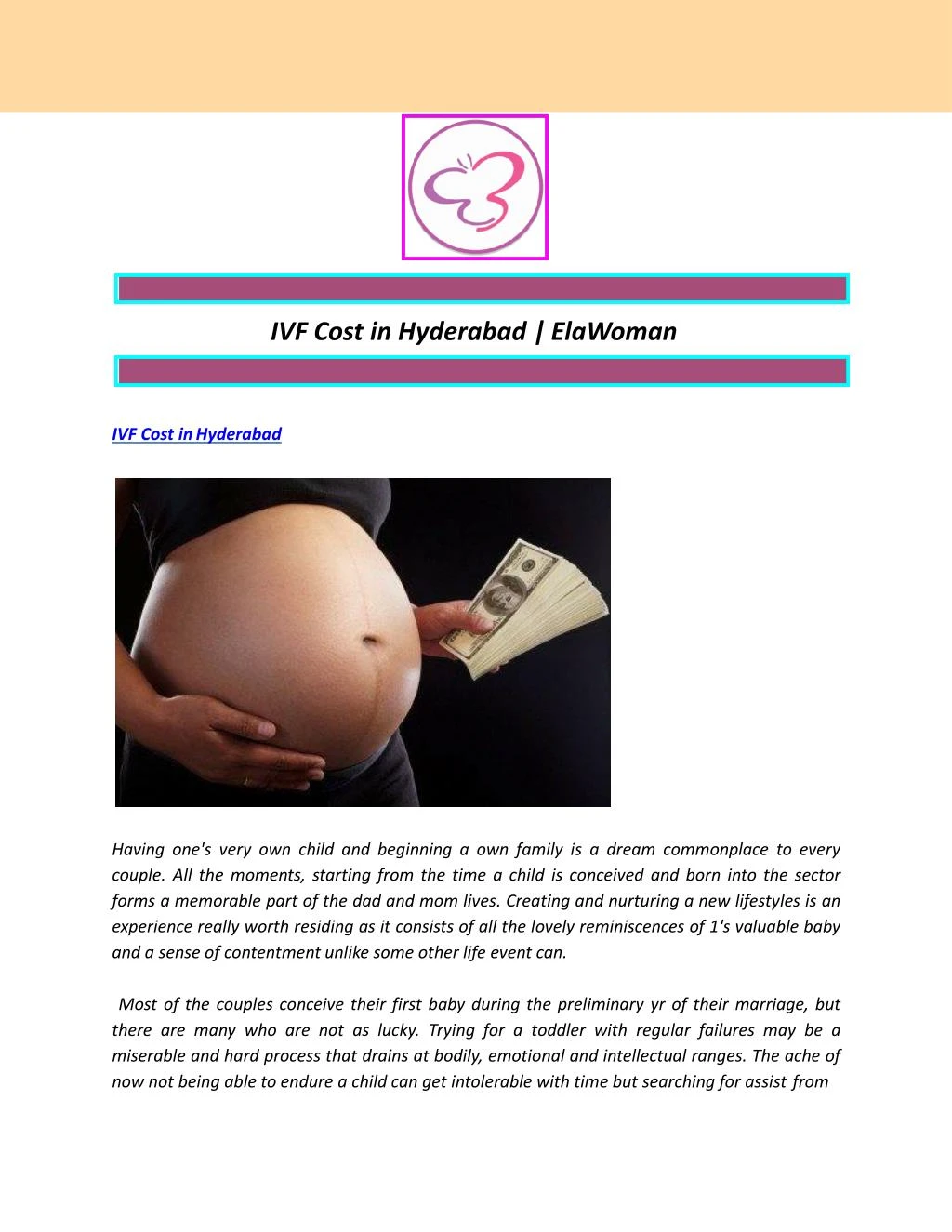 ivf cost in hyderabad elawoman