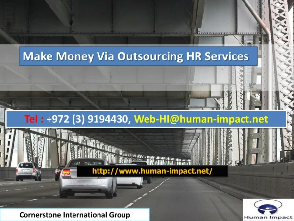 Make Money Via Outsourcing HR Services