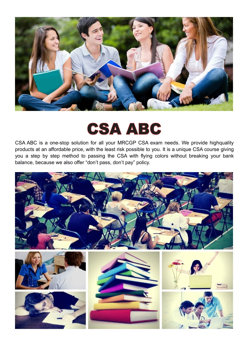csa abc is a one stop solution for all your mrcgp