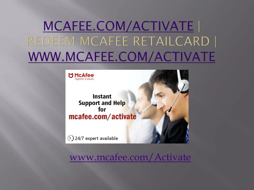 mcafee com activate redeem mcafee retailcard www mcafee com activate
