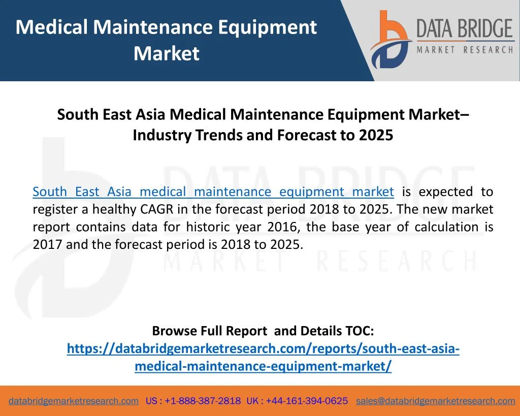 medical maintenance equipment market