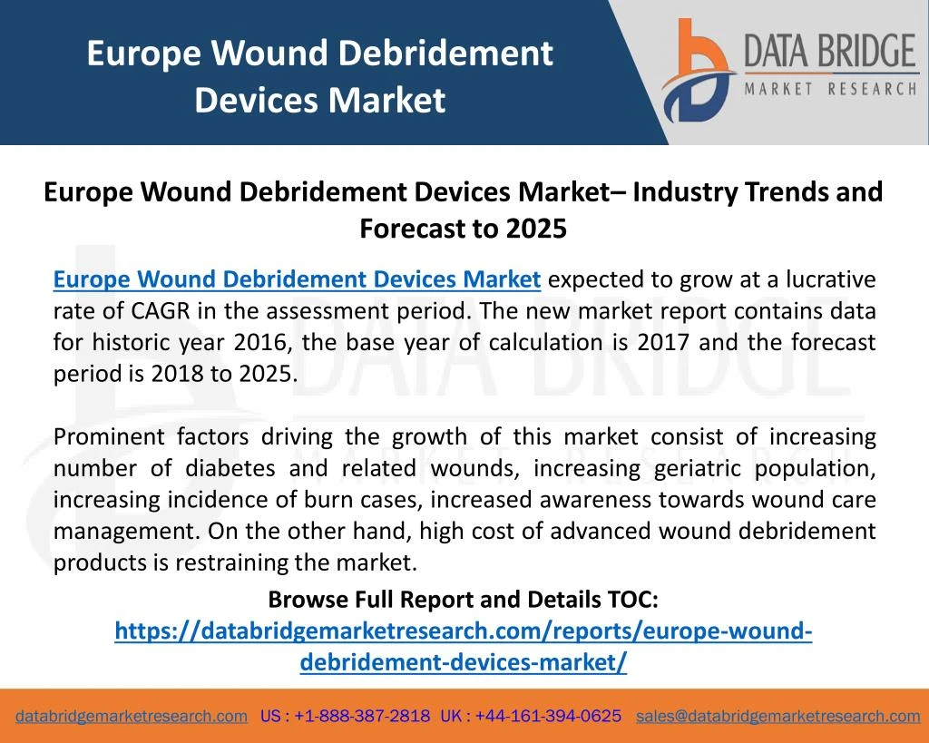 europe wound debridement devices market