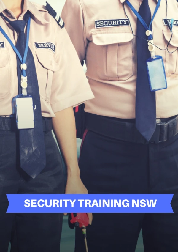 Security Training NSW