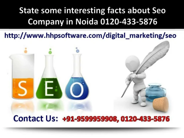 State some interesting facts about Seo Company in Noida 0120-433-5876