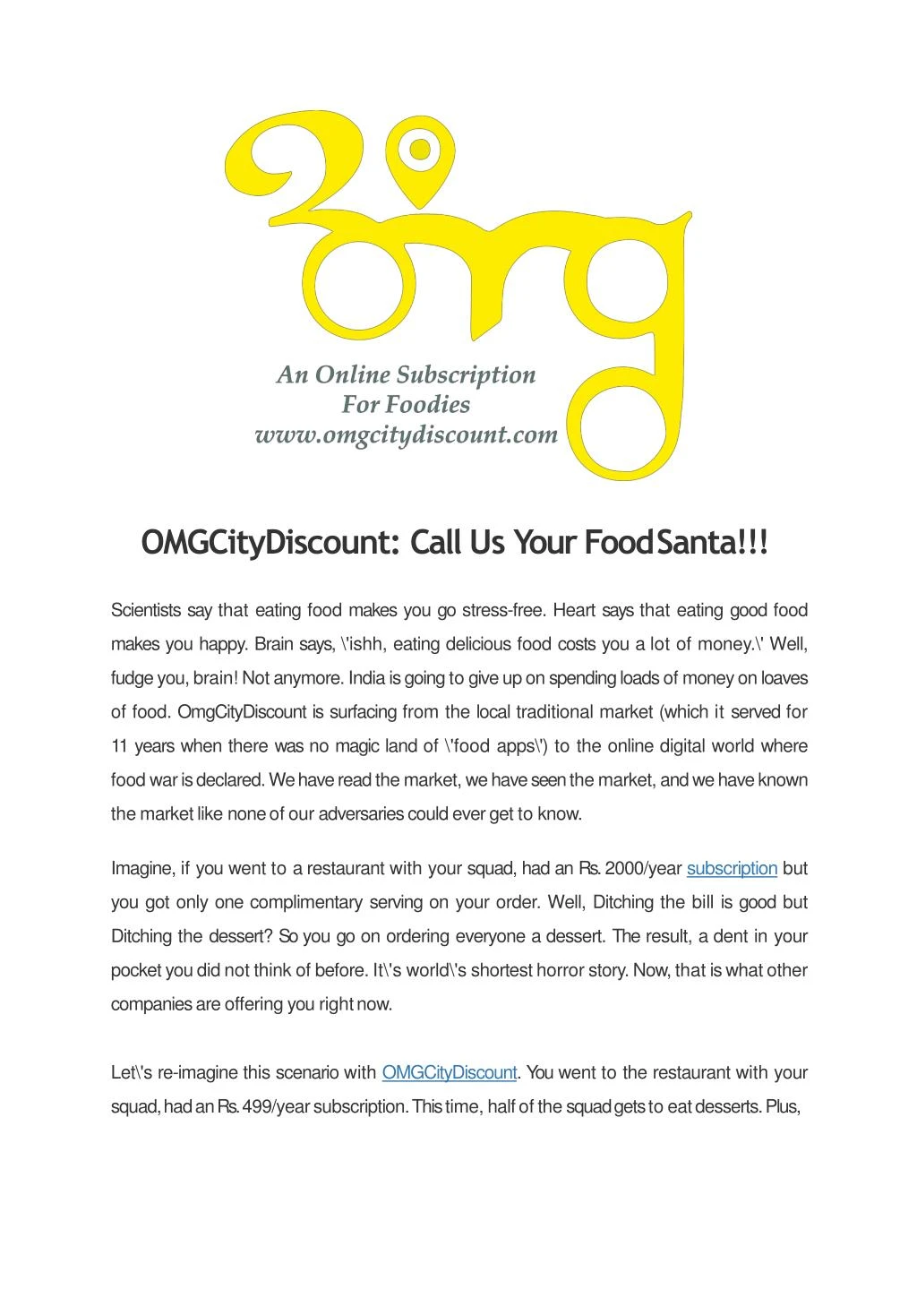 omgcitydiscount call us your food santa