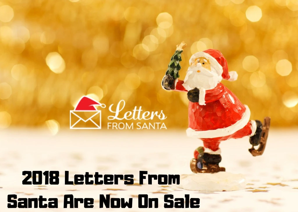 2018 letters from santa are now on sale