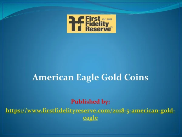 American Eagle Gold Coins