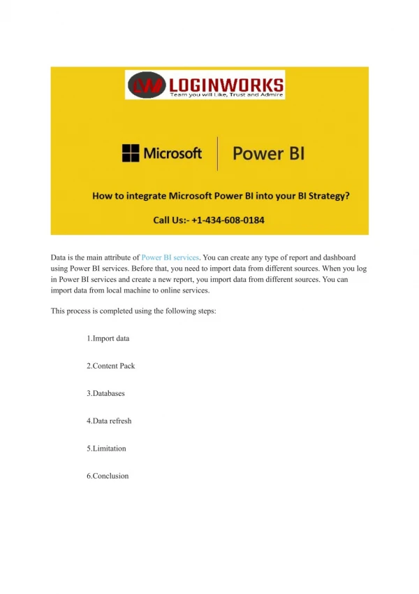 How To Use Data Source For Power BI Services?