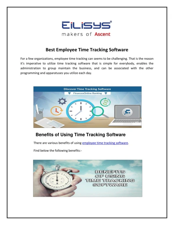 Employee Time Tracking Software