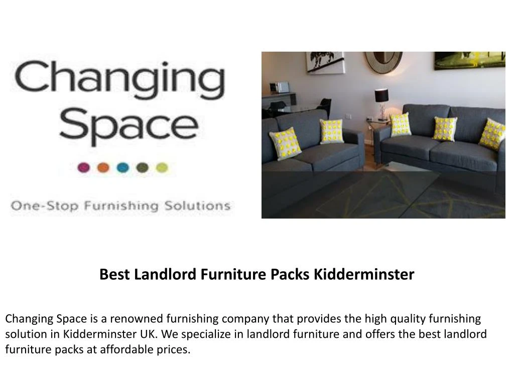 best landlord furniture packs kidderminster