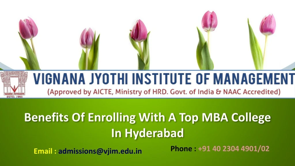 benefits of enrolling with a top mba college
