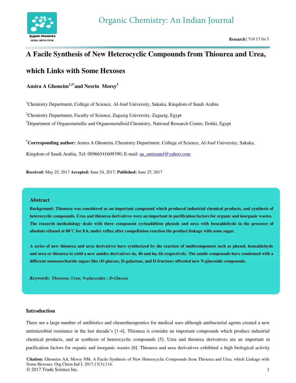 a facile synthesis of new heterocyclic compounds