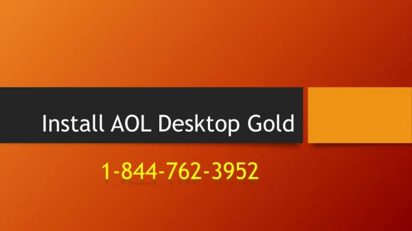 How to Install Aol Desktop Gold