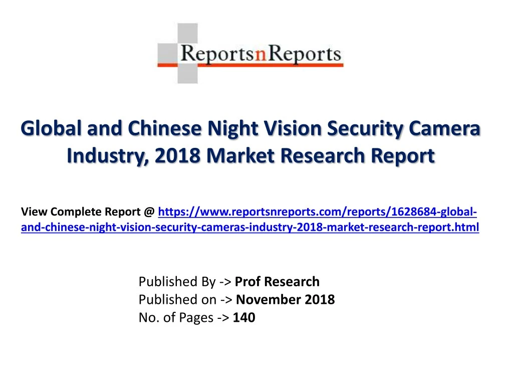 global and chinese night vision security camera