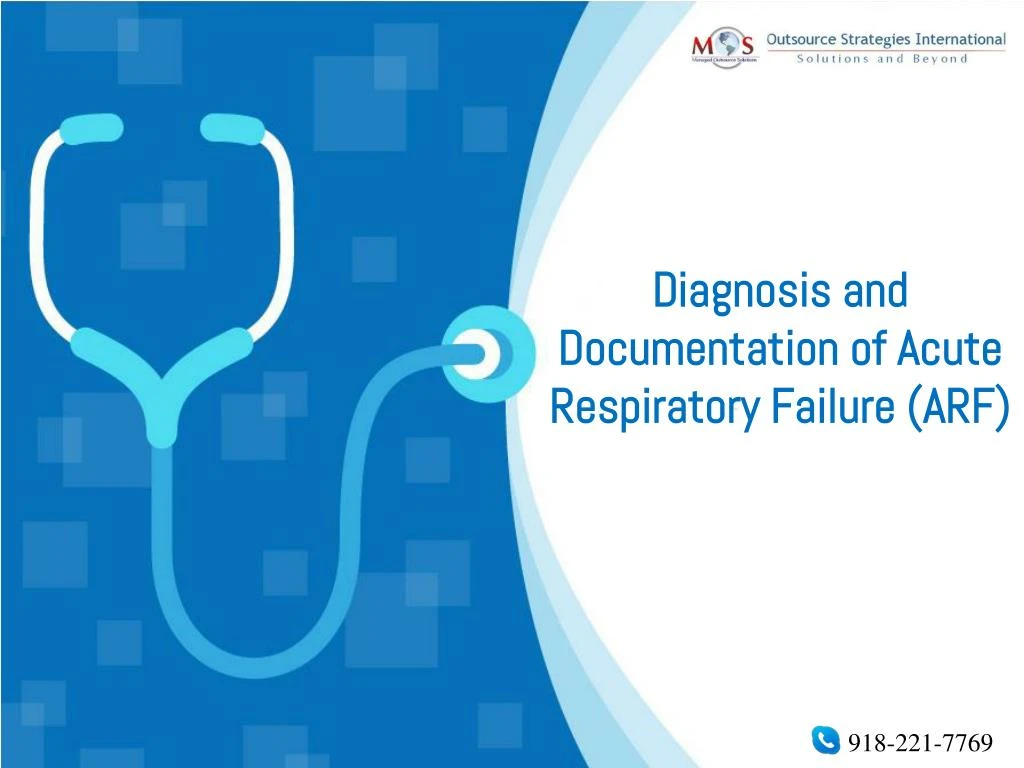 diagnosis and documentation of acute respiratory