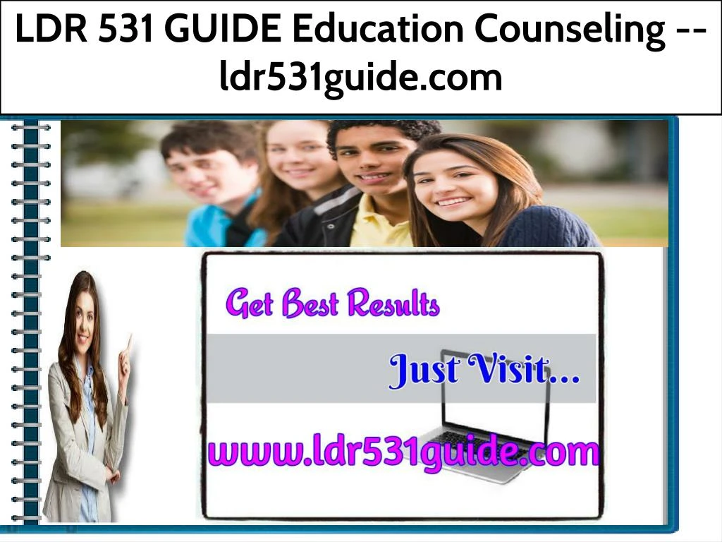ldr 531 guide education counseling ldr531guide com
