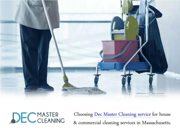 The Benefits of Hiring Cleaning Services - Dec Master Cleaning