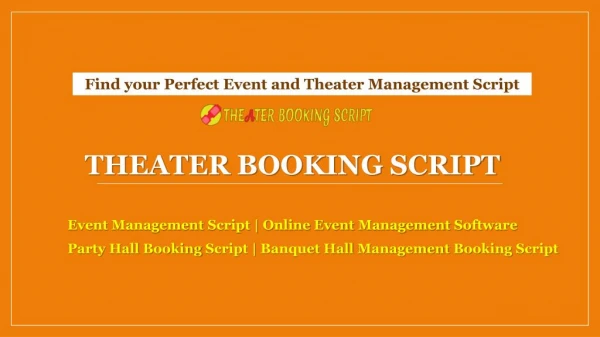 Event Management Script | Online Event Management Software