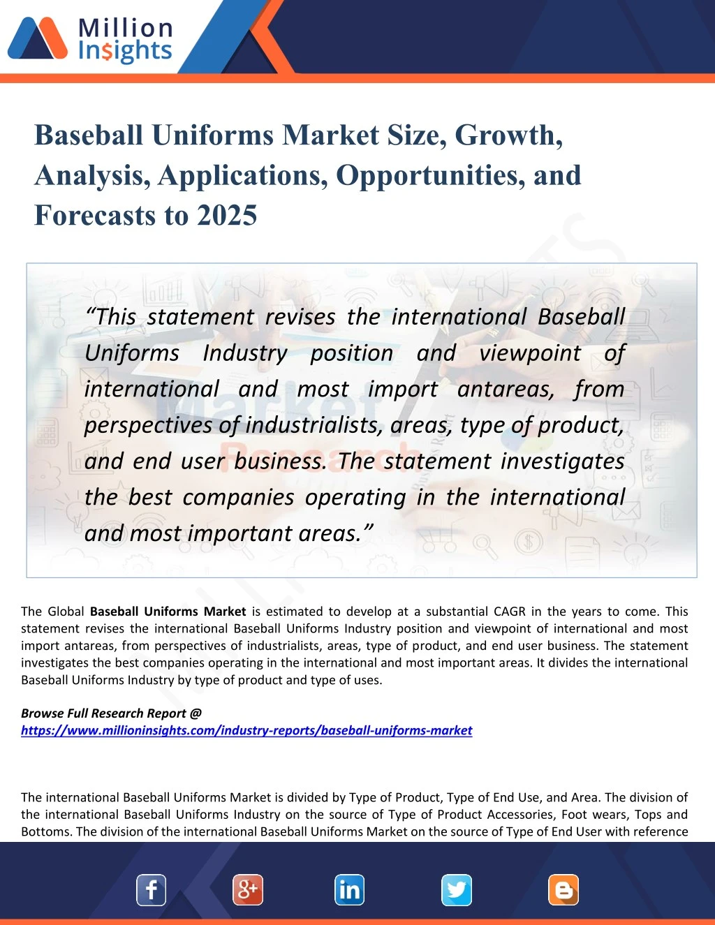 baseball uniforms market size growth analysis