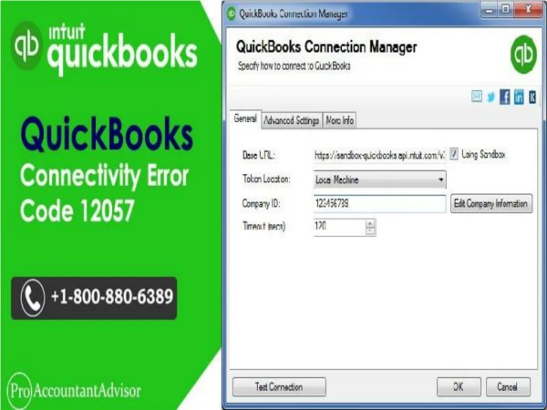 How to Deal With QuickBooks Connection Error Code 12007?