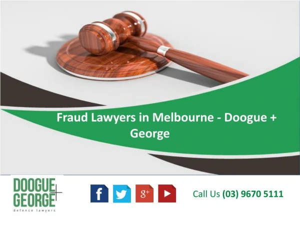 Fraud Lawyers in Melbourne - Doogue George