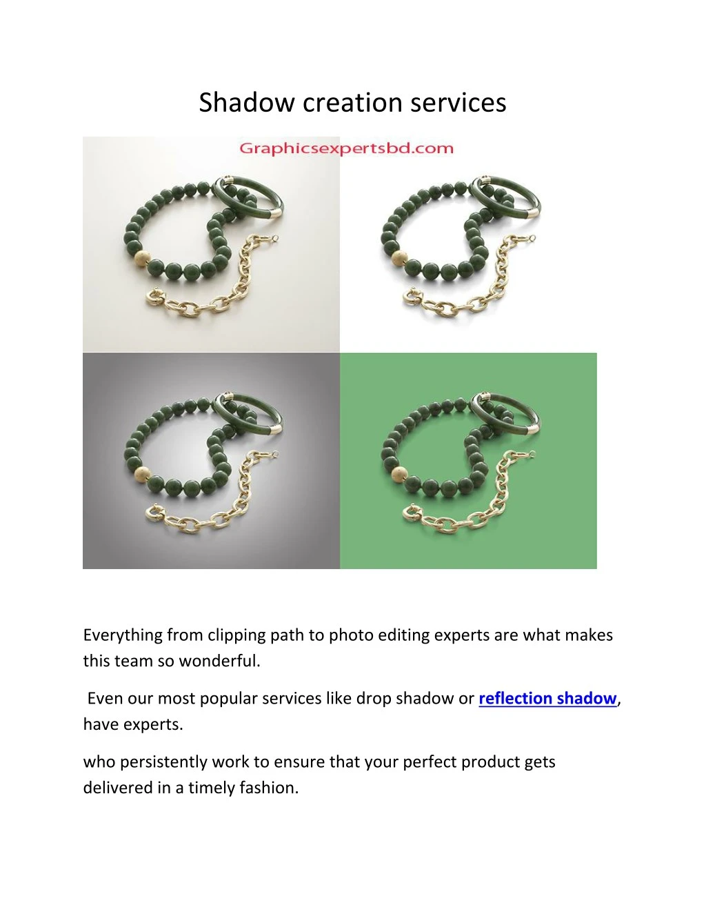 shadow creation services