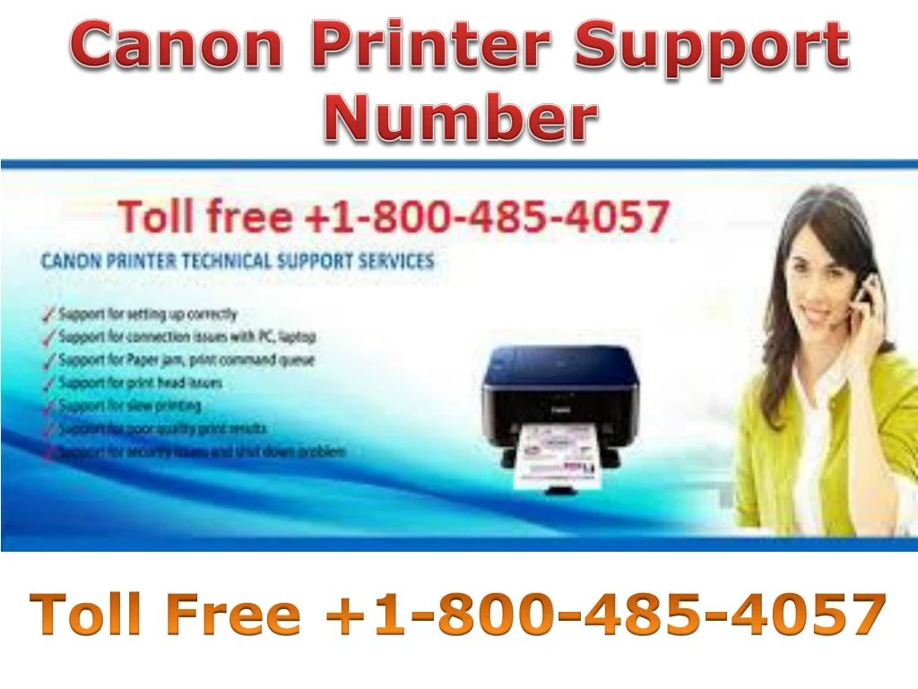 canon printer support number