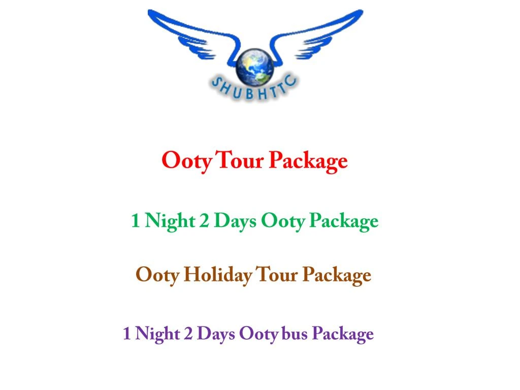 ooty tour package