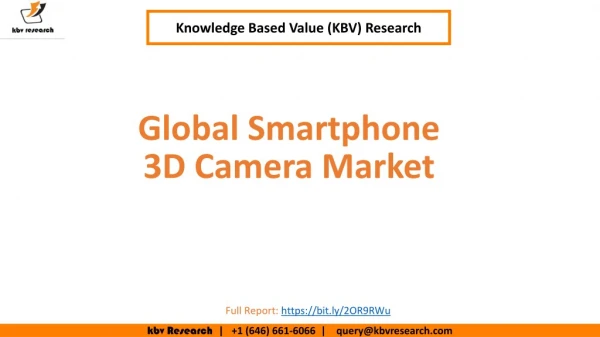 Global Smartphone 3D Camera Market