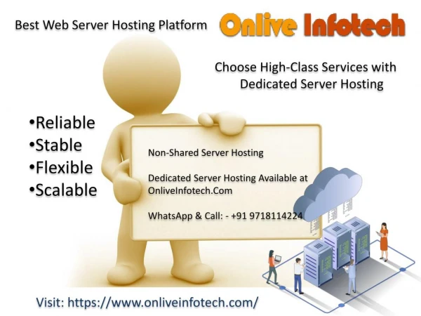 Onlive Infotech Offers Best Dedicated Server Hosting For Online Market Line
