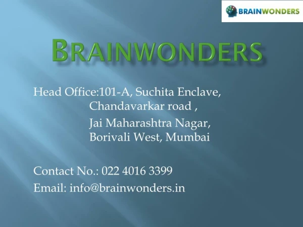 Brainwonders | Career Counselling Centres in Mumbai | IQ Test