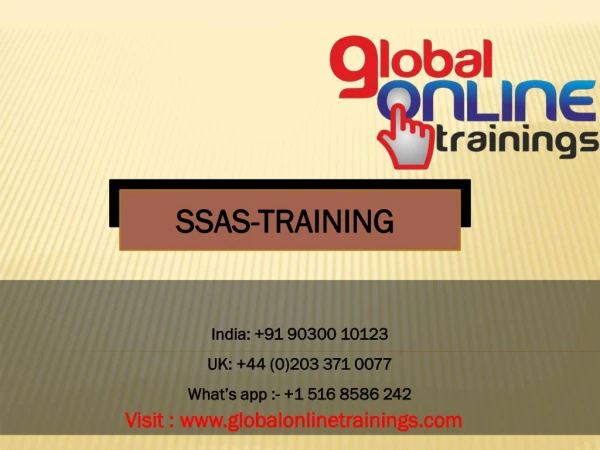 SSAS Training | SQL Server Analysis Service Online Training