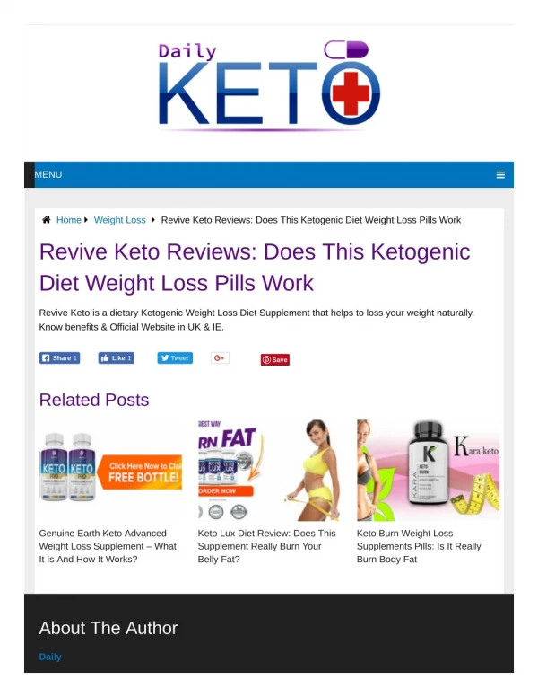 How To Use Revive Keto?