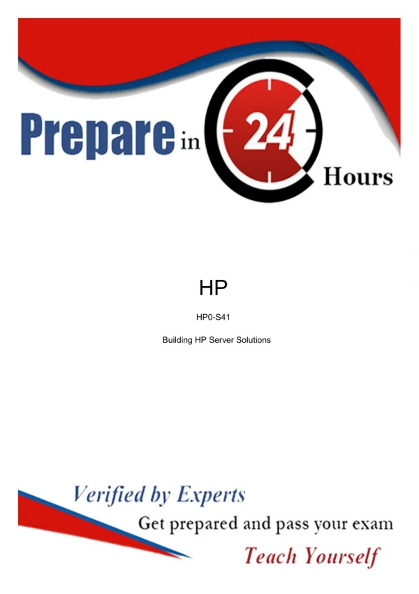 Valid HP HP0-S41 Exam Question Answers - HP0-S41 Exam Dumps Realexamdumps.com