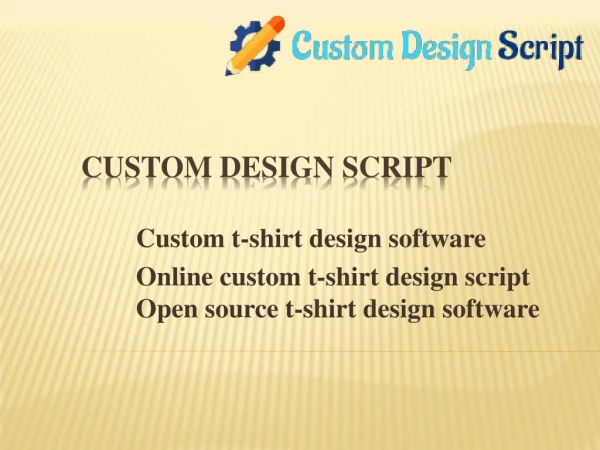 Custom t-shirt design software - Online custom t-shirt design script