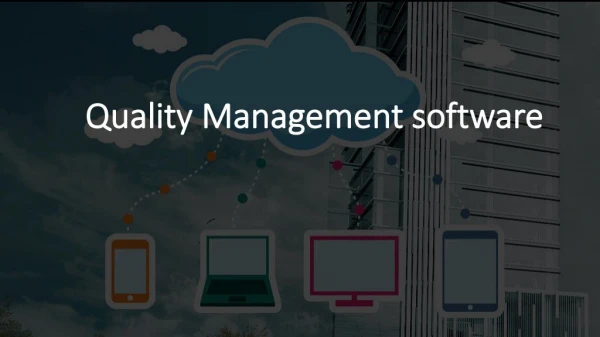 Quality Management System Software