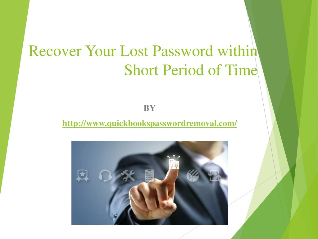 recover your lost password within short period