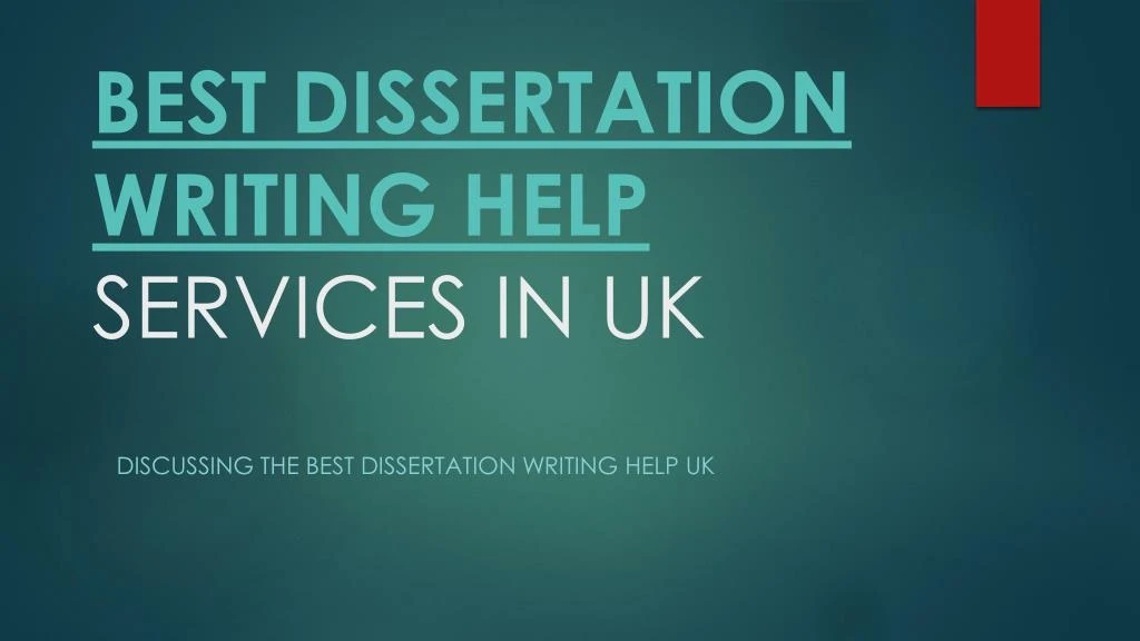best dissertation writing help services in uk