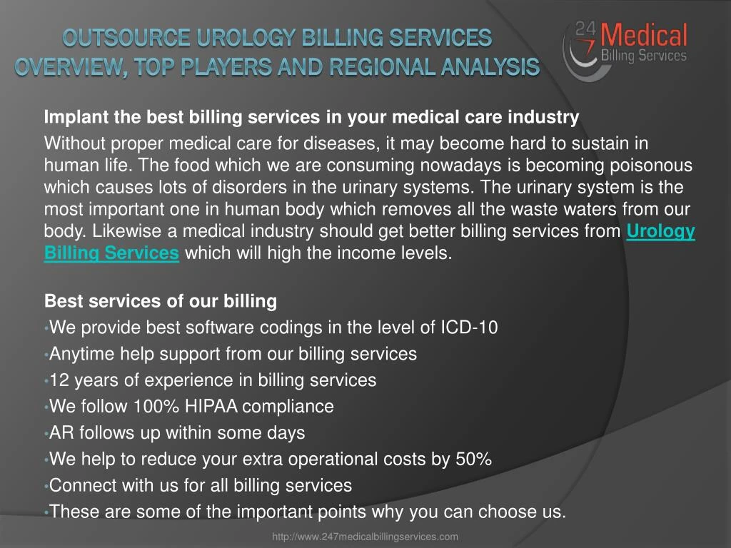 outsource urology billing services overview top players and regional analysis