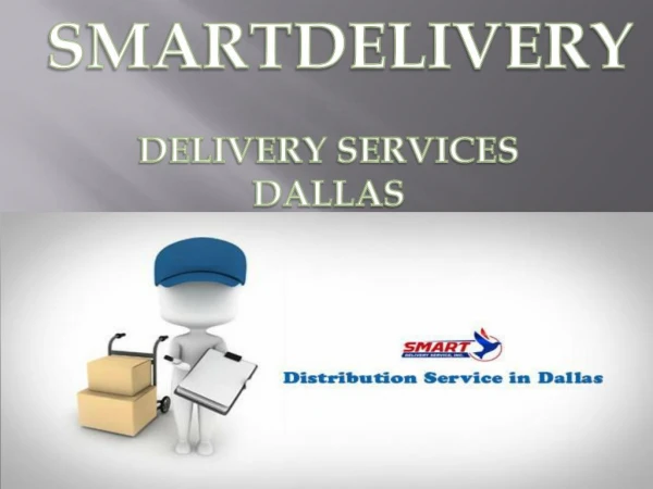 Avail dedicated services with courier service Dallas