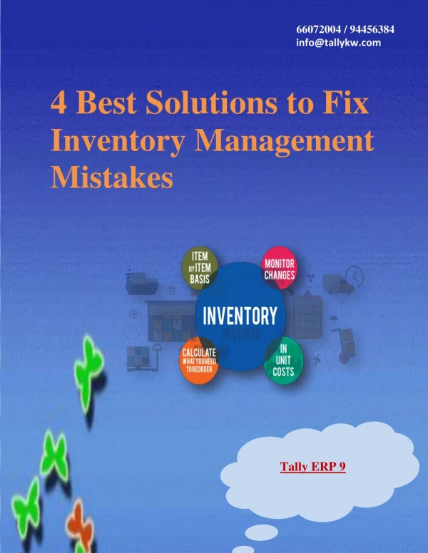 4 Best Solutions to Fix Inventory Management Mistakes